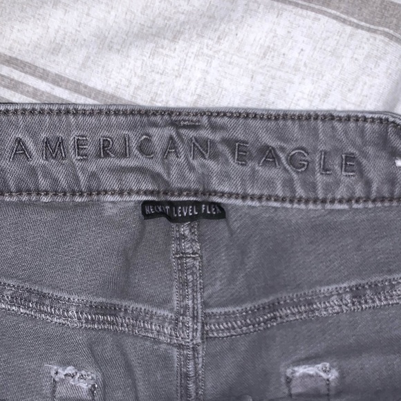 American Eagle Outfitters gray slim straight jean - Picture 3 of 4